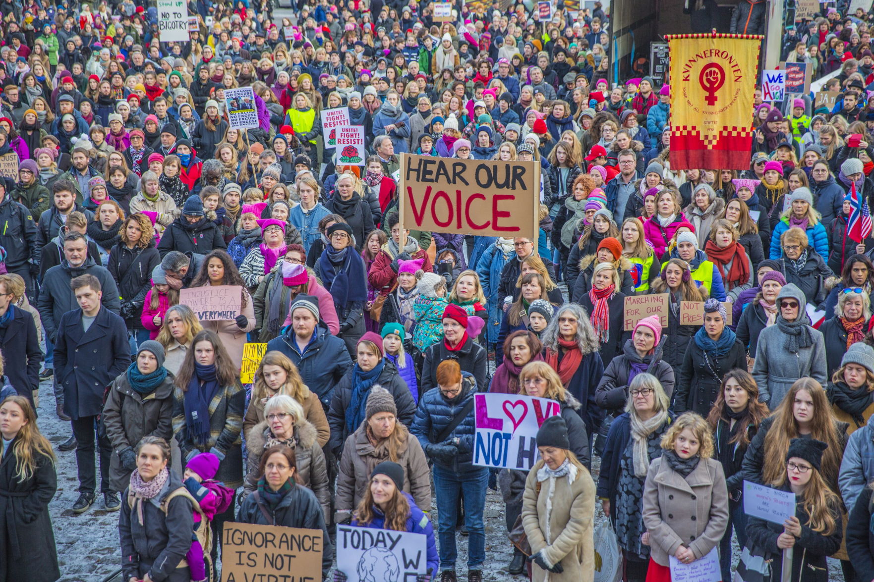 Sweden Trump Women's March